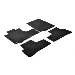 Set tappeti su misura in moquette - Nero -  Honda CR-V (01/0709/12)