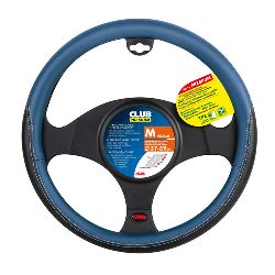 COPRIVOLANTE TPE "CLUB" PREMIUM "M" 37-39CM, NERO+BLU