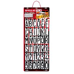 DISPLAY"REPEAT" 360 LETTERE E NUMERI 8X3,5 CM T-6
