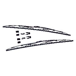 COPPIA SPAZZOLE TERGI CM.33