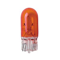 SET 10 LAMPADINE WY5W W-BASE T10 12V.5W ARANCIONE, SCATOLA
