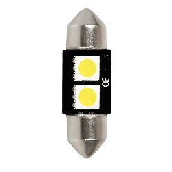 LAMPADA SILURO"HYPER-LED" 10X31MM. 2SMD (6CHIPS)
