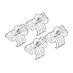 KIT ATTACCHI FORD FUSION 10/02