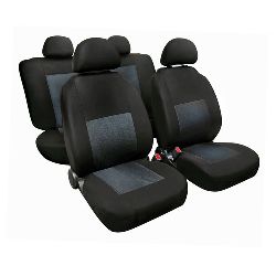 SET FODERE"SPORT"GRIGIO+NERO