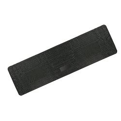 TAPPETO POSTERIORE "MAXI" IN PVC NERO (CON PONTE)