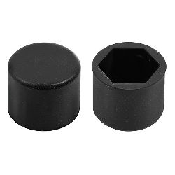 SET 20 COPRIBULLONI 21MM IN SILICONE NERO
