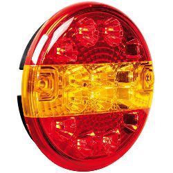 FANALE POST.ROTONDO 12/24V LED 3 FUNZIONI