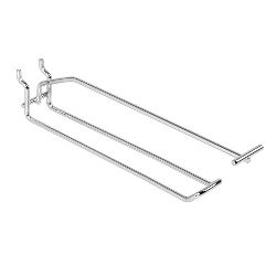 GANCIO SICUREZZA 20CM CROMATO CON ASTA PORTAPREZZI