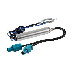 SPINOTTO AMPLIFICATORE DOPPIO FAKRA MASCHIO - DIN MASCHIO