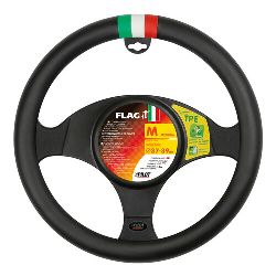 COPRIVOLANTE "FLAG-IT" MISURA M 37-39 CM NERO