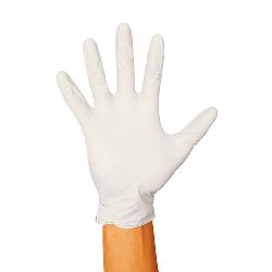 GUANTI IN VINILE SINTETICO ELASTICIZZATO - 100 PZ