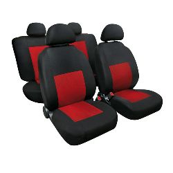 SET FODERE"SPORT"ROSSO+NERO