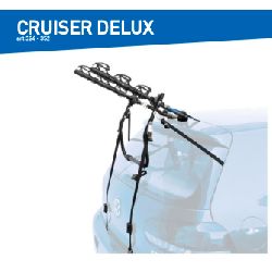 PORTACICLO POSTERIORE  " CRUISER DELUX " 6 CINGHIE