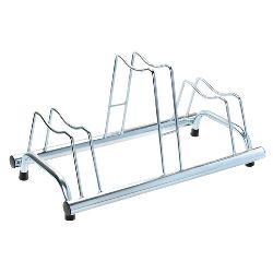 *PORTA BICI A TERRA 3 POSTI X POSTEGGIO RUOTA 6 CM