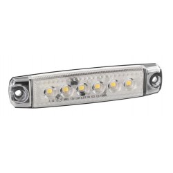 LUCE INGOMBRO BIANCA PIATTA 6LED 12/24V "F-17"