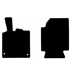TAPPETO MOQUETTE SU MISURA SMART FORTWO 07--15 NERO W451