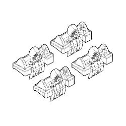 KIT ATTACCHI BMW X5(NO RAILIN 5/002/07